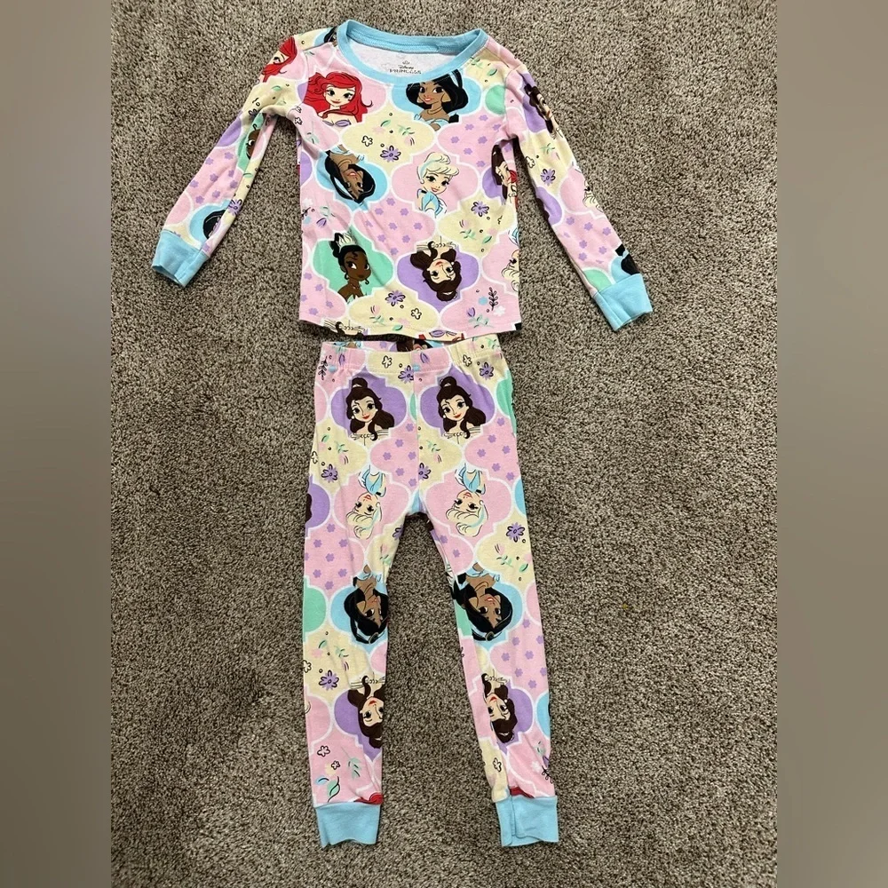 Princecess Kids Pajama Set - Pink and Blue